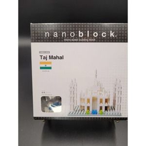 Nanoblock Taj Mahal Micro Building Blocks Level 2 420+ Pieces Ohio Art